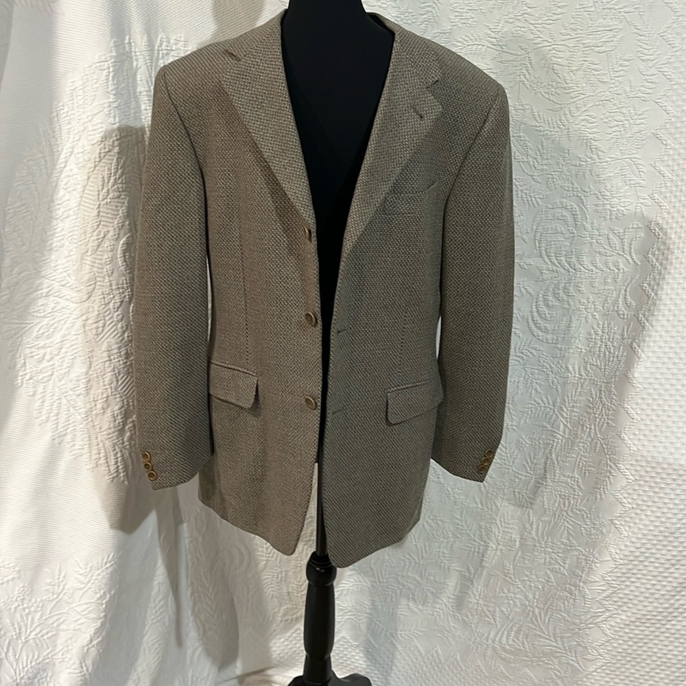 Canali single breasted blazer, size 48R